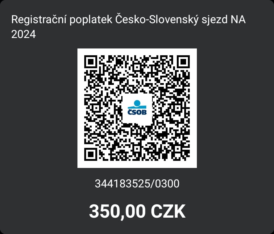 KOD PRO PRED REGISTRACI