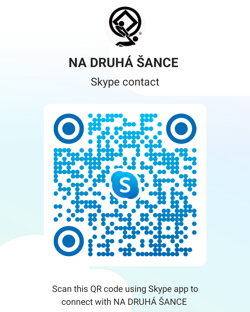 QR kód Skype skupiny Druhá šance